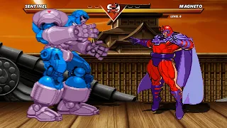 SENTINEL vs MAGNETO - Highest Level Incredible Epic Fight!