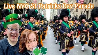 NYC Live 🍀 St Patricks Day Parade 2022