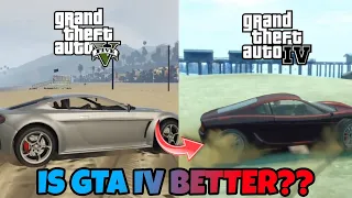 IS GTA IV BETTER THAN GTA V ? ( DETAIL COMPARISON ) GTA V VS GTA IV PART 1