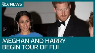 Meghan and Harry began their three-day visit in Fiji | ITV News