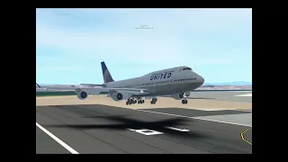 747-4 butter landing