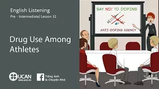 Learn English Via listening | Pre-Intermediate - Lesson 32. Drug Use Among Athletes