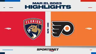 NHL Highlights | Panthers vs. Flyers - March 21, 2023