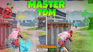 BE A TDM PRO IN BGMI🔥PUBG MOBILE BATTLEGROUNDS MOBILE INDIA BEST CLOSE TIPS AND TRICKS UPDATE 1.5