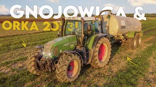 🔥😱㋡ Gnojowica & orka 2023㋡😱 ✩Fendt 716Vario & New Holland T5040✩ Agro Mariuszek TV😱🔥