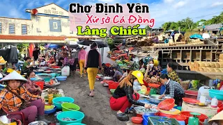 Chợ Định Yên - Đủ loại Cá, Tôm, Tép sông đặc trưng Miền Tây