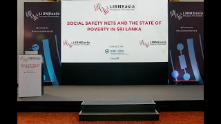 Social Safety Nets and the Status of Poverty in Sri Lanka (event recording)