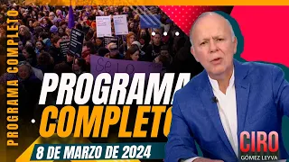 Otro impresionante 8M en México | Noticias con Ciro Gómez Leyva | Programa Completo 8/marzo/2024