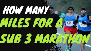 How Many Miles a Week Should I Run for a 3 Hour Marathon to PR
