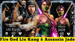 Fire God Liu Kang & Assassin Jade Survivor Mode Gameplay MK Mobile