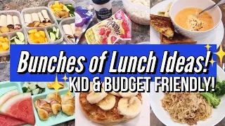 EASY LUNCH IDEAS for KIDS, FAMILY // BUNCHES OF SUMMER LUNCHES