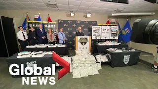 Major drug bust involving multiple agencies across Canada, US nabs $55M worth of meth, cocaine