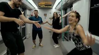 Sofia Subway Boogie Woogie Flash Mob PROMO - Flying Steps Swing Dances