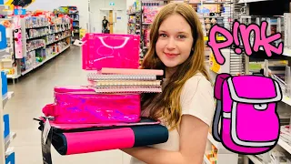Only PINK Back to School Supplies! Sisters and Family