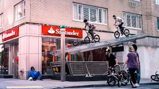 Riding BMX at High Risk NYC Spots