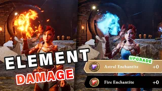 How to Upgrade Element Enchantites damage ► Asterigos: Curse of the Stars