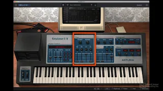 Arturia V 108: The Emulator II V Explored - Overview of the User Interface