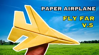 How to make an easy paper airplane | Paper airplanes that fly far