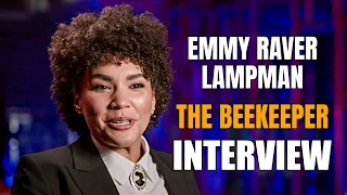 Emmy Raver Lampman The Beekeeper Interview