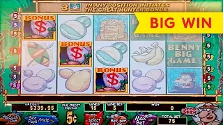 Benny Big Game Slot - BIG WIN BONUS!