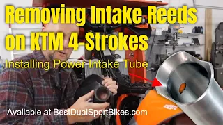 Fixing one of KTM's biggest mistakes | How and why to remove the intake tract reeds