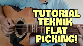 Tutorial teknik flat picking dan scale yang digunakan gitaris bluegrass #tutorialgitar #bluesgrass
