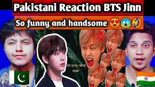 Pakistani reacts to BTS JIN 💜  | Kim Seok Jin 💜  (funny moments)bts army | Dab Reaction