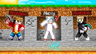 MINECRAFT: ALEXY vs 2 CAZADORES 😱🔪 MI PRIMERA VEZ en SPEEDRUN con EMIZ50 y RAMCORE