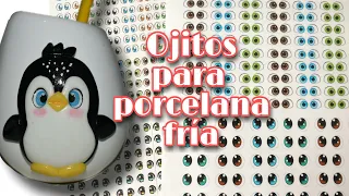 Ojitos para PORCELANA FRIA/ojos 3d/imprimibles/cómo hacer ojitos 3d