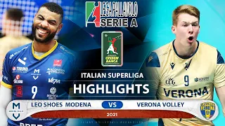 Leo Shoes PerkinElmer Modena vs Verona Volley | Highlights | Italian Superliga | HD