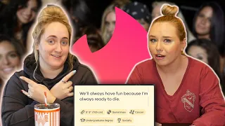 Roasting My Follower's Dating Profiles (feat. Brittany Broski) | Sarah Schauer