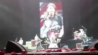 Dave Grohl speech @ Tauron Arena Kraków (Foo Fighters 09.11.15)