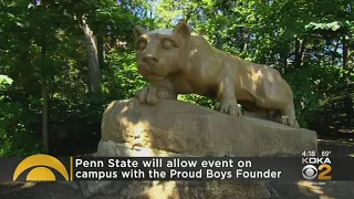 Proud Boys founder set to perform at PSU