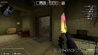 Paracord knife Fade (88,7%) Factory new Gameplay