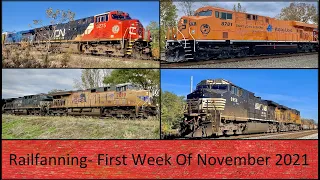 Foreign Power, Caboose, CP 8781, Meets, GECX Demo Unit, & More Railfanning 1st Week November 2021!