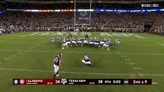 Texas A&M upsets #1 Alabama on Game Winning Field Goal