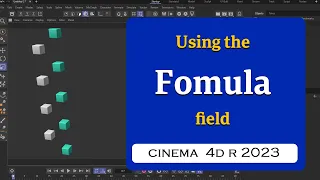 Using Formula field to affect every other clone in Cinema 4D 2023  @MaxonVFX