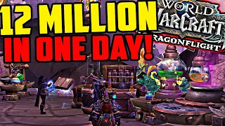 I Made 10 MILLION Gold in ONE DAY By Doing THIS! Dragonflight Goldmaking