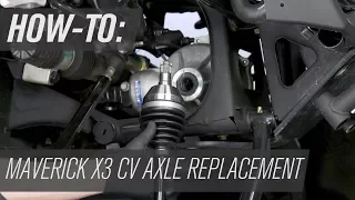 How To Replace the CV Axles on a Can-Am Maverick X3