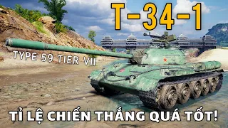 T-34-1: Đây là Type 59 ở cấp VII | World of Tanks