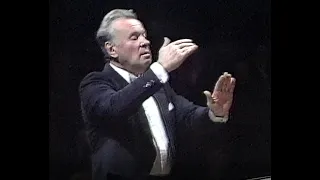 Evgeny Svetlanov (1990-Spain): Tchaikovsky Symphony 4 & Dance (encore)- USSR N. Symphony Orchestra.