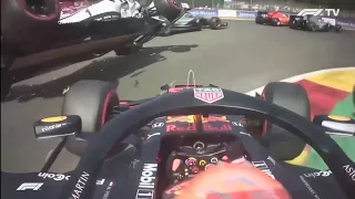 F1 Max Verstappen Onboard Crashes