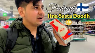 Finland 🇫🇮 Mai Doodh Kitna Sasta Hai 😃 #groceryshopping #groceryshoppinginfinland #helsinki