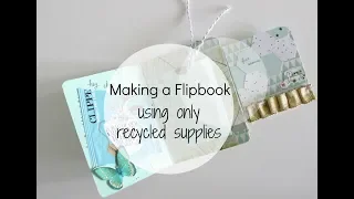 Making a flipbook with recycled craft supplies only | Snail Mail Video