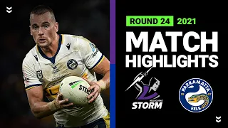 Storm v Eels Match Highlights | Round 24, 2021 | Telstra Premiership | NRL