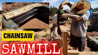 Greenworks chainsaw mill | High Desert root cellar