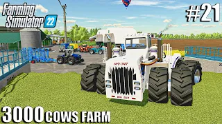 Compacting 2.500.000L of CORN SILAGE 🌽 for 3000 COWS | 3000 COWS Farm #21 | Farming Simulator 22