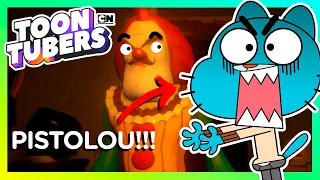 SENDO VIZINHOS MELHORES COM SECRET NEIGHBOR! (com Gumball e Darwin) | TOONTUBERS