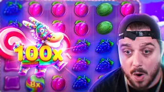 I HIT THE 100X ON SWEET FIESTA! (HUGE BONUS BUY)