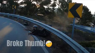 Hard Crash! Electric Unicycle Vs. GuardRail!